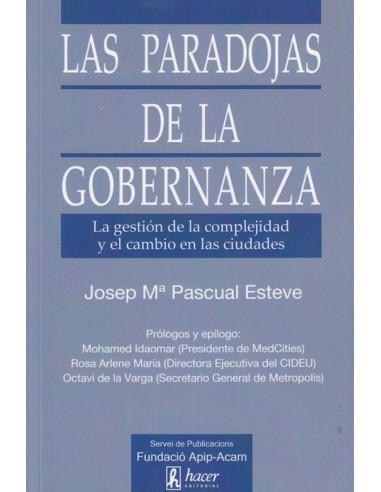 PARADOJAS DE LA GOBERNANZA LAS