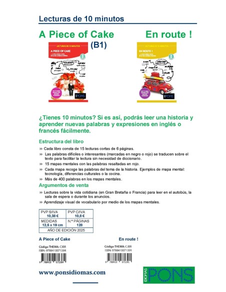 Lecturas de 10 minutos A Piece of Cake