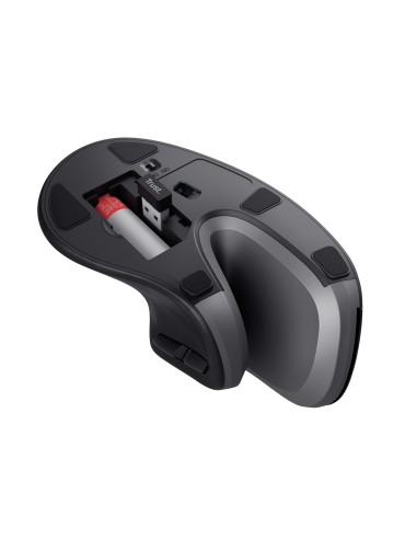 Verro ratón mano derecha RF inalámbrico Óptico 1600 DPI