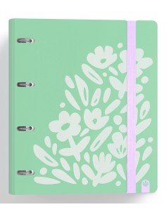 12457447 cuaderno y block A4 100 hojas Verde, Púrpura