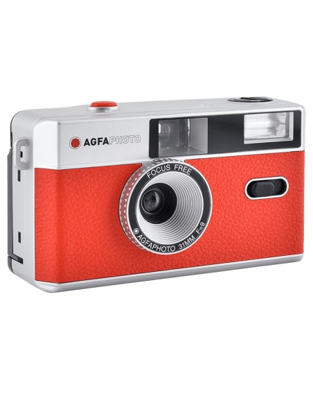 603001 videocámara Cámara analógica compacta 35 mm Rojo, Plata