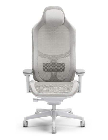 FD-CH-RE1M-02 silla para videojuegos Silla para videojuegos de PC Asiento acolchado Blanco
