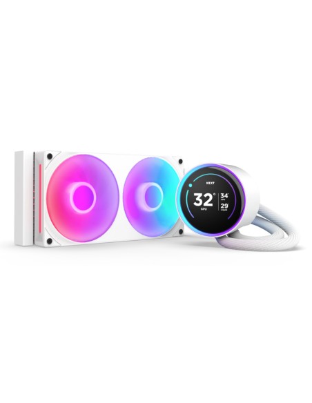 Kraken Elite 240 RGB Procesador Sistema de refrigeración líquida todo en uno 12 cm Blanco 1 pieza(s)
