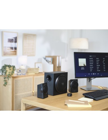Yuri conjunto de altavoces 60 W Universal Negro 2.1 canales De 1 vía 15 W