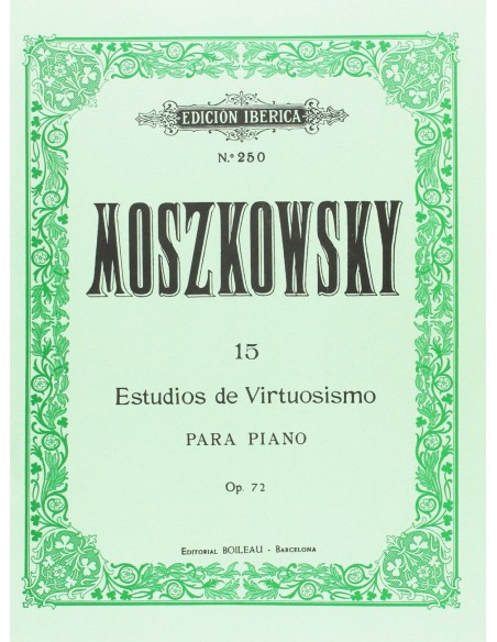 15 Estudios de virtuosismo Op72