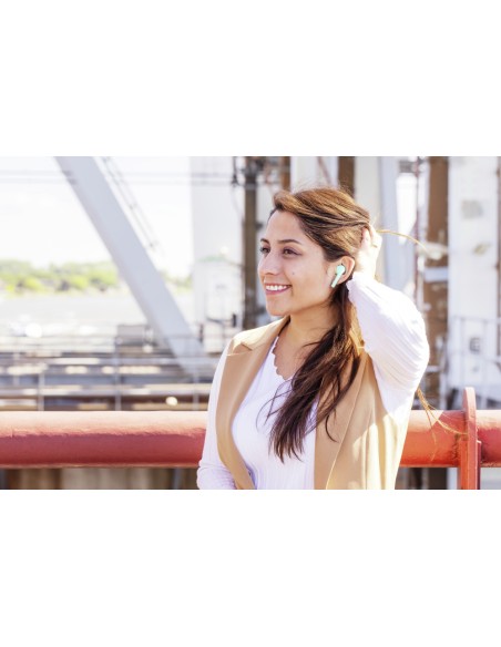 Nika Auriculares True Wireless Stereo (TWS) Dentro de oído Llamadas/Música Bluetooth Turquesa