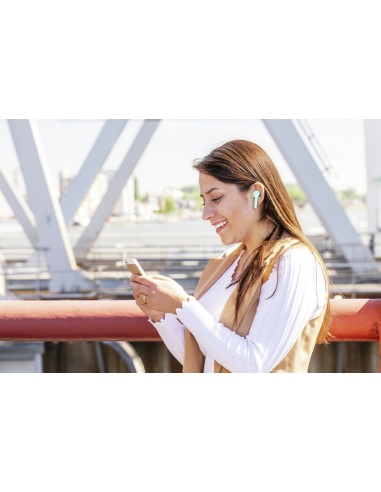 Nika Auriculares True Wireless Stereo (TWS) Dentro de oído Llamadas/Música Bluetooth Turquesa