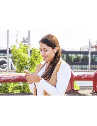 Nika Auriculares True Wireless Stereo (TWS) Dentro de oído Llamadas/Música Bluetooth Blanco