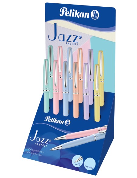 Jazz Pastell K36CD Azul Bolígrafo de punta retráctil con mecanismo de giro 12 pieza(s)