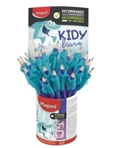 LAPIZ MAPED  PLAST-HB + 1 GRIP BOTE de 2