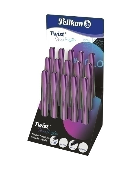 PLUMA PELIKAN TWIST SHINE SURT.EXP.15