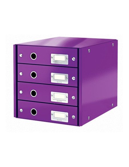 60490062 archivador organizador Cartón, Tablero de fibra Púrpura