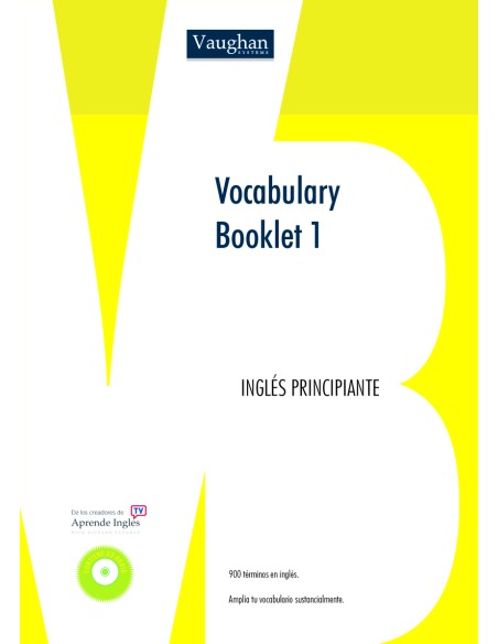 Vocabulary Booklet 1
