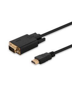 CL-103 adaptador de cable de vídeo 1,8 m HDMI tipo A (Estándar) VGA (D-Sub) Negro