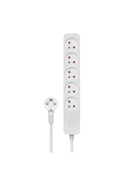 Power strip 5 sockets 3m white LZ-09 5 salidas AC Tipo F Blanco