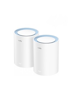 M1200 2-PACK sistema Wi-Fi Mesh (Wi-Fi en malla) Doble banda (2,4 GHz / 5 GHz) Wi-Fi 5 (802.11ac) Blanco 1 Interno