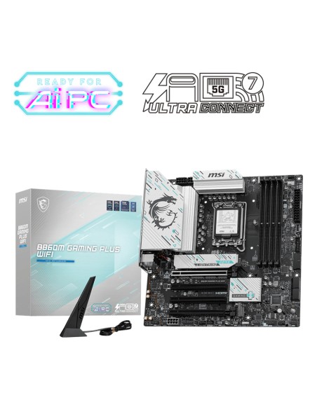 B860M GAMING PLUS WIFI placa base Intel B860 LGA 1851 (Socket V1) micro ATX