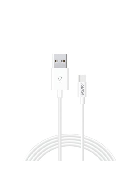 CL-126 cable USB USB 2.0 1 m USB C USB A Blanco
