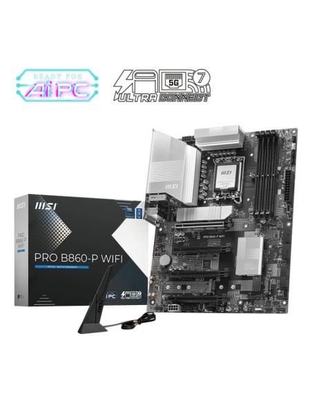 PRO B860-P WIFI placa base Intel B860 LGA 1851 (Socket V1) ATX