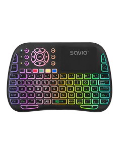 SAVMKW-04 teclado para móvil QWERTY Inglés de EE. UU. USB Tipo C Negro