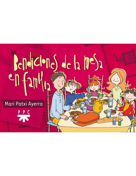 Bendiciones de la mesa en familia baraja cartas