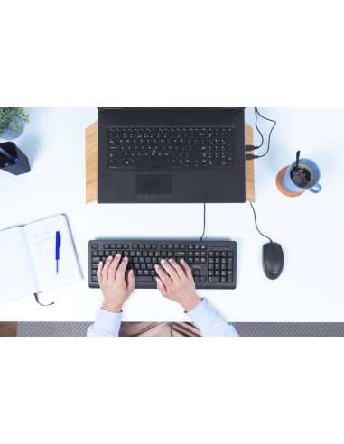 Primo teclado Ratón incluido USB QWERTY Español Negro