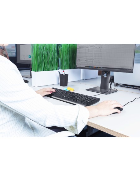 TK-150 teclado USB QWERTY Español Negro