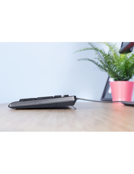 TK-150 teclado USB QWERTY Español Negro