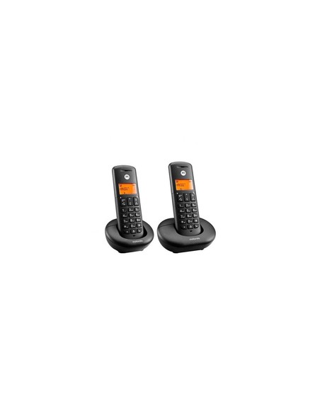 E202 Duo Teléfono DECT Negro