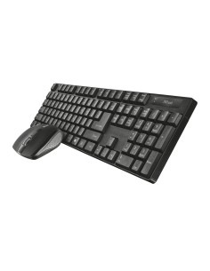 Qoby teclado Ratón incluido RF inalámbrico QWERTY Español Negro 2