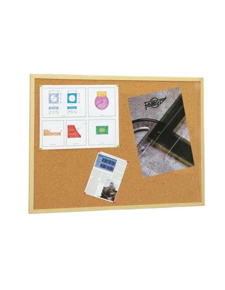 607-5 tablón de anuncio Tablón de anuncios portátil Marrón Madera