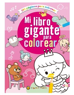 Mi libro gigante para colorear 1 Rosa