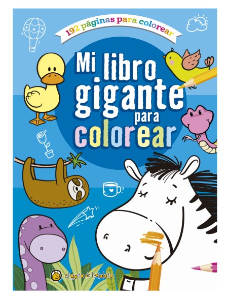 Mi libro gigante para colorear 2 Azul