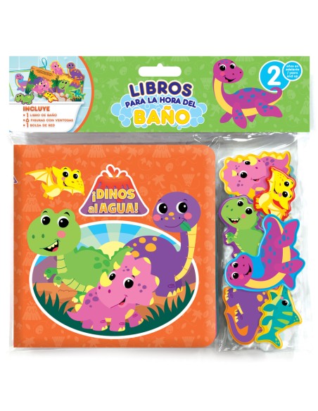 Dinos al agua Libro bano