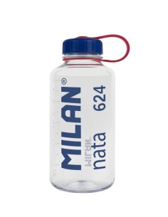 Botella de tritan 1l milan nata 624 transparente