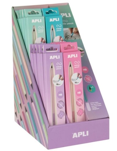 Exp 20 lapiz infinito nordik hb colores surtidos