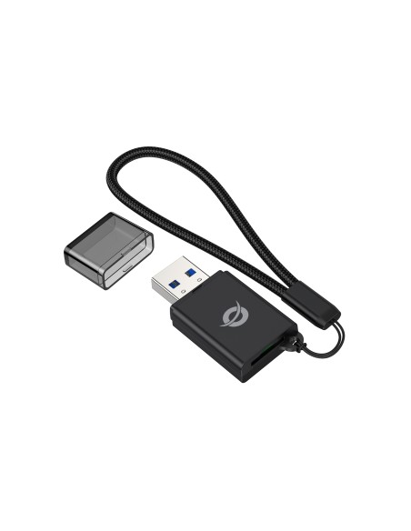 BIAN07B lector de tarjeta USB 3.2 Gen 1 (3.1 Gen 1) Type-A Negro