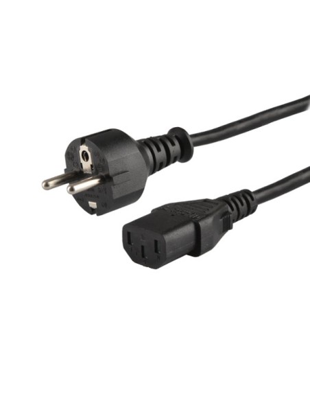 CL-138 cable de transmisión Negro 1,8 m IEC C13 Enchufe tipo E
