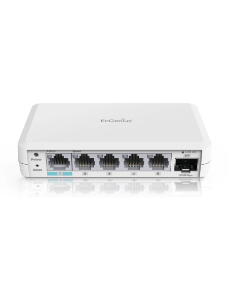 EXT1106 switch L2 Gigabit Ethernet (10/100/1000) Energía sobre Ethernet (PoE) Blanco