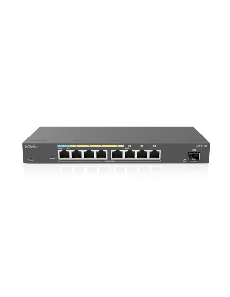 EXT1109P switch L2 Gigabit Ethernet (10/100/1000) Energía sobre Ethernet (PoE) Gris