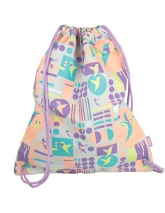 MILAN SACO PORTATODO CON TIRAS GRANDE SUGAR COLIBRÍ PASTEL ROSA/GRIS