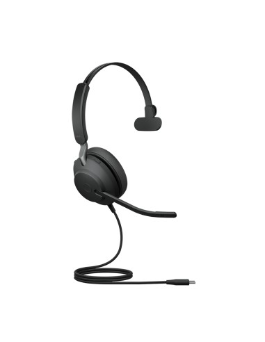 Evolve2 40, UC Mono Auriculares Alámbrico Diadema Oficina/Centro de llamadas USB Tipo C Negro