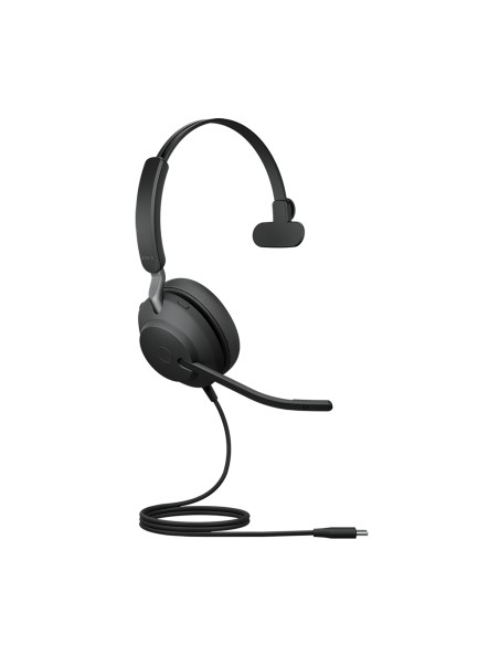 Evolve2 40, UC Mono Auriculares Alámbrico Diadema Oficina/Centro de llamadas USB Tipo C Negro