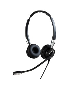 Biz 2400 II QD Duo NC Auriculares Alámbrico Diadema Oficina/Centro de llamadas Negro, Plata