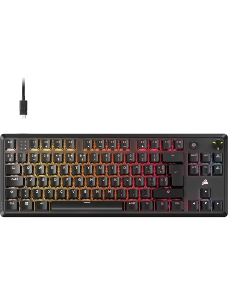 K70 CORE TKL teclado Juego USB QWERTY Español Negro K70 CORE TKL teclado Juego USB QWERTY Español Negro