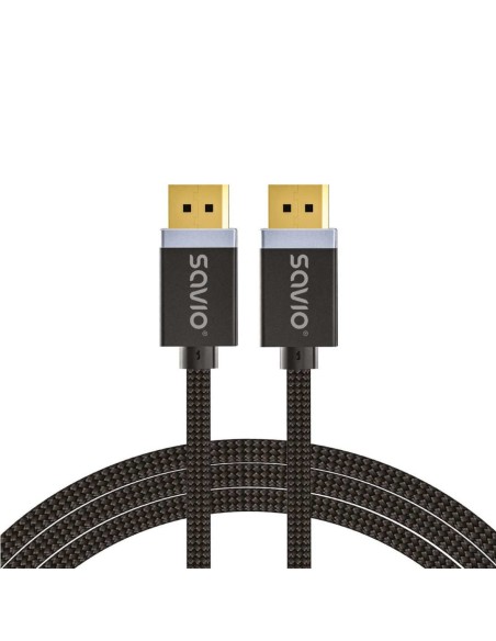 DisplayPort cable 2 m Black CL-166 Negro