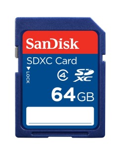 64GB SDXC Clase 4