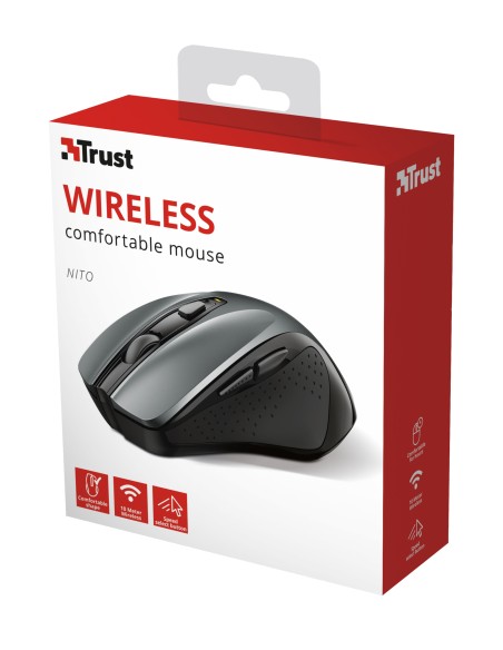 Nito ratón mano derecha RF inalámbrico 2200 DPI