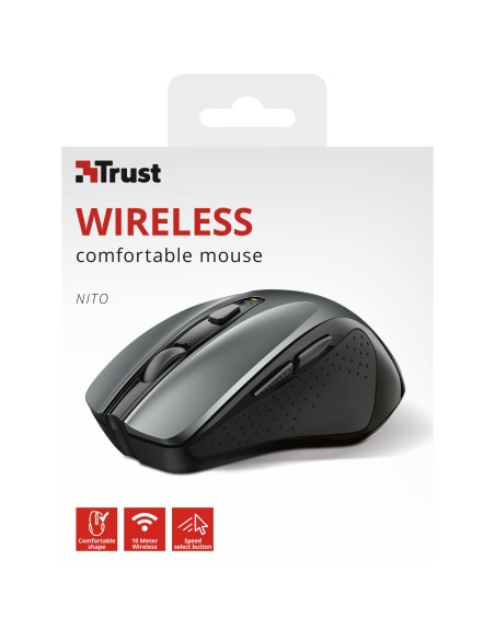 Nito ratón mano derecha RF inalámbrico 2200 DPI