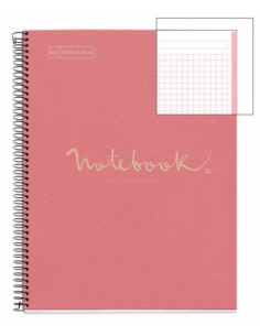CUADERNO 100% RECICLADO NB-1 A4 80HOJAS ECOROSA EMOTIONS MIQUELRIUS 6093